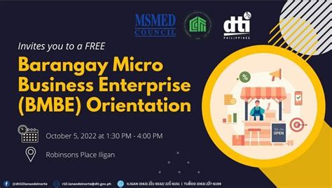 BARANGAY MICRO BUSINESS ENTERPRISE (BMBE) OFFICIAL SITE.